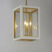 Myhouse Lighting Maxim - 30058CLWTGLD - Four Light Outdoor Pendant - Neoclass - White/Gold