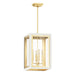 Myhouse Lighting Maxim - 30058CLWTGLD - Four Light Outdoor Pendant - Neoclass - White/Gold