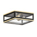 Myhouse Lighting Maxim - 30059CLBKGLD - Two Light Outdoor Flush Mount - Neoclass - Black / Gold