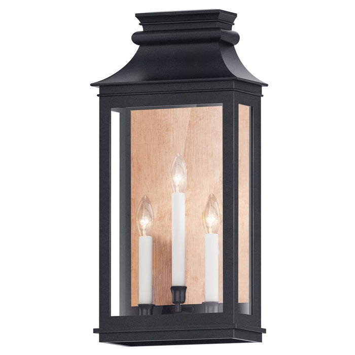 Myhouse Lighting Maxim - 40916CLACPBO - Three Light Outdoor Wall Sconce - Savannah VX - Antique Copper / Black Oxide