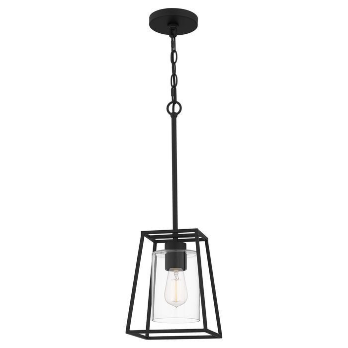 Myhouse Lighting Quoizel - PRC1508MBK - One Light Mini Pendant - Prescott - Matte Black