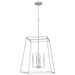 Myhouse Lighting Quoizel - PRC2818BN - Four Light Pendant - Prescott - Brushed Nickel