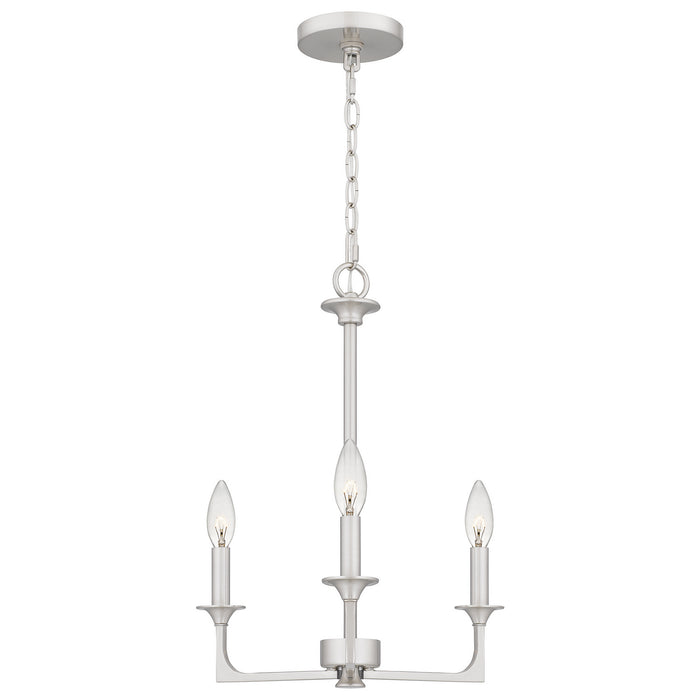 Myhouse Lighting Quoizel - PRC5016BN - Three Light Chandelier - Prescott - Brushed Nickel