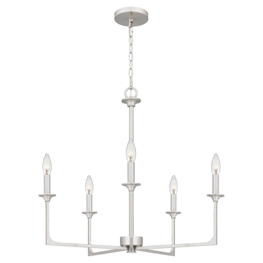 Myhouse Lighting Quoizel - PRC5026BN - Five Light Chandelier - Prescott - Brushed Nickel