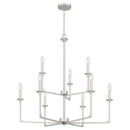 Myhouse Lighting Quoizel - PRC5232BN - Nine Light Chandelier - Prescott - Brushed Nickel