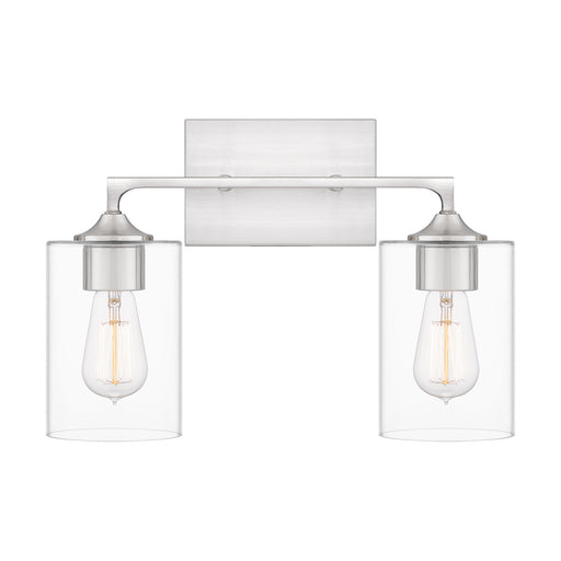 Myhouse Lighting Quoizel - PRC8616BN - Two Light Bath - Prescott - Brushed Nickel