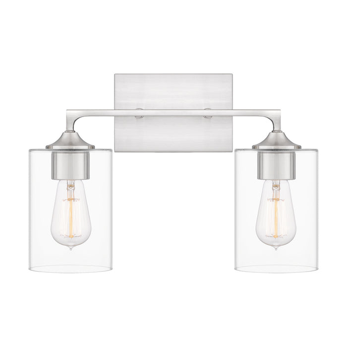 Myhouse Lighting Quoizel - PRC8616BN - Two Light Bath - Prescott - Brushed Nickel