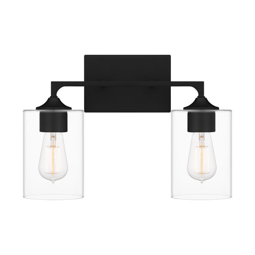 Myhouse Lighting Quoizel - PRC8616MBK - Two Light Bath - Prescott - Matte Black