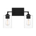 Myhouse Lighting Quoizel - PRC8616MBK - Two Light Bath - Prescott - Matte Black