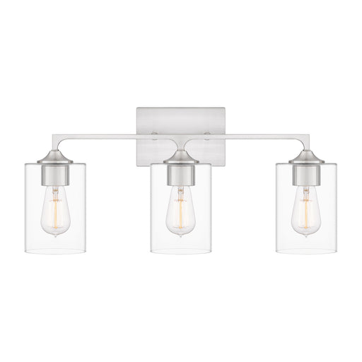 Myhouse Lighting Quoizel - PRC8624BN - Three Light Bath - Prescott - Brushed Nickel