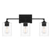 Myhouse Lighting Quoizel - PRC8624MBK - Three Light Bath - Prescott - Matte Black