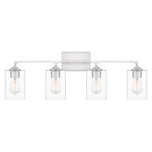 Myhouse Lighting Quoizel - PRC8633BN - Four Light Bath - Prescott - Brushed Nickel