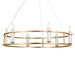 Myhouse Lighting Kichler - 52490BNB - Six Light Chandelier - Rosalind - Brushed Natural Brass