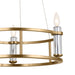 Myhouse Lighting Kichler - 52493BNB - Three Light Mini Chandelier - Rosalind - Brushed Natural Brass