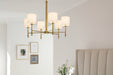 Myhouse Lighting Kichler - 52500BNB - Six Light Chandelier - Ali - Brushed Natural Brass