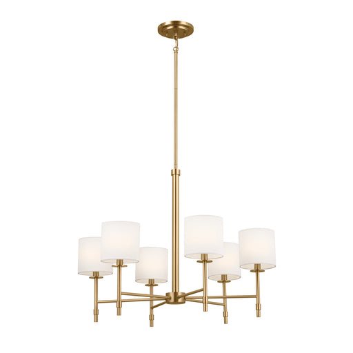 Myhouse Lighting Kichler - 52500BNB - Six Light Chandelier - Ali - Brushed Natural Brass