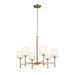 Myhouse Lighting Kichler - 52500BNB - Six Light Chandelier - Ali - Brushed Natural Brass