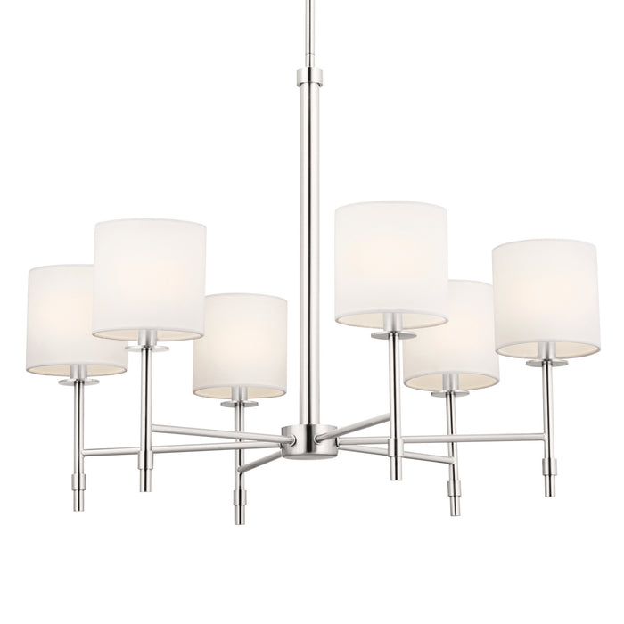 Myhouse Lighting Kichler - 52500PN - Six Light Chandelier - Ali - Polished Nickel