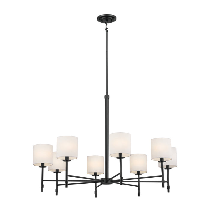 Myhouse Lighting Kichler - 52502BK - Eight Light Chandelier - Ali - Black