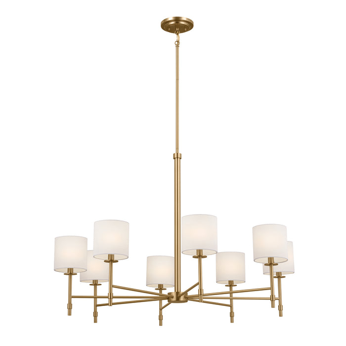 Myhouse Lighting Kichler - 52502BNB - Eight Light Chandelier - Ali - Brushed Natural Brass