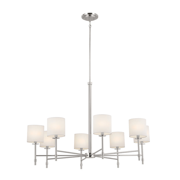 Myhouse Lighting Kichler - 52502PN - Eight Light Chandelier - Ali - Polished Nickel