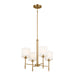 Myhouse Lighting Kichler - 52504BNB - Four Light Mini Chandelier - Ali - Brushed Natural Brass