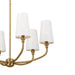 Myhouse Lighting Kichler - 52508BNB - Six Light Chandelier - Adeena - Brushed Natural Brass