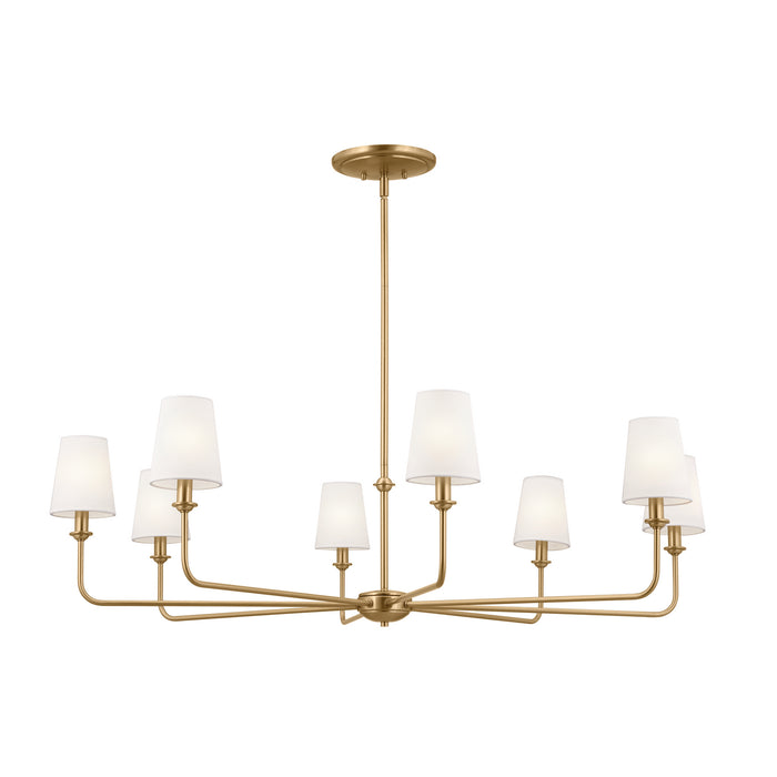 Myhouse Lighting Kichler - 52517BNB - Eight Light Chandelier - Pallas - Brushed Natural Brass