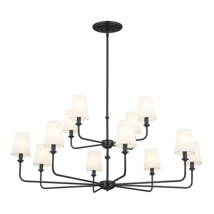 Myhouse Lighting Kichler - 52518BK - 12 Light Chandelier - Pallas - Black