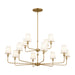 Myhouse Lighting Kichler - 52518BNB - 12 Light Chandelier - Pallas - Brushed Natural Brass