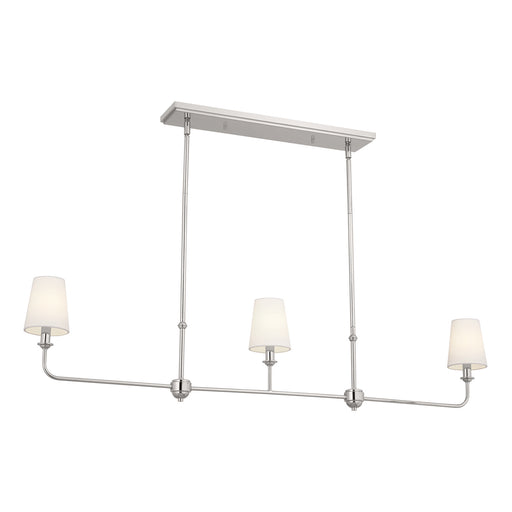 Myhouse Lighting Kichler - 52519PN - Three Light Linear Chandelier - Pallas - Polished Nickel