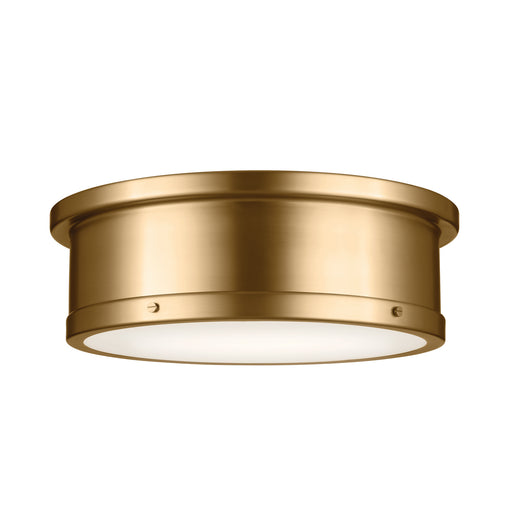 Myhouse Lighting Kichler - 52541BNB - Three Light Flush Mount - Serca - Brushed Natural Brass