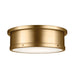 Myhouse Lighting Kichler - 52541BNB - Three Light Flush Mount - Serca - Brushed Natural Brass