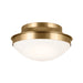 Myhouse Lighting Kichler - 52544BNB - Two Light Flush Mount - Bretta - Brushed Natural Brass