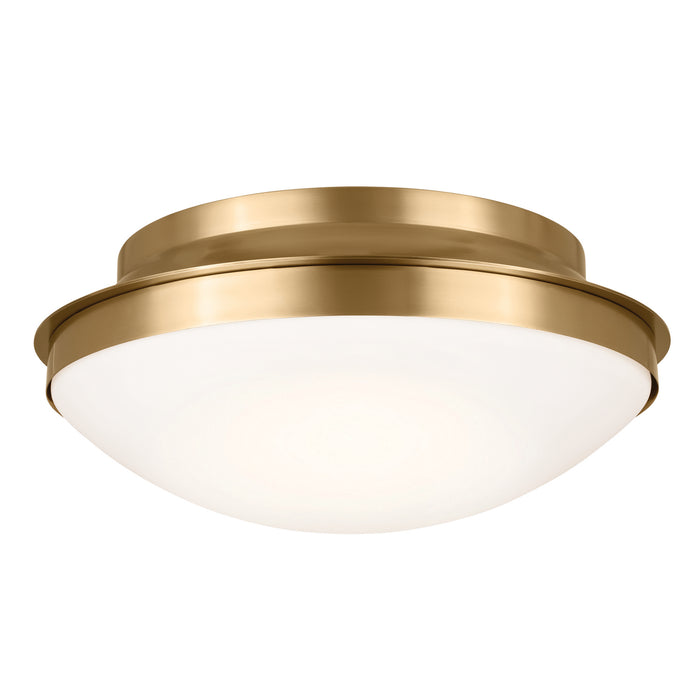 Myhouse Lighting Kichler - 52545BNB - Three Light Flush Mount - Bretta - Brushed Natural Brass