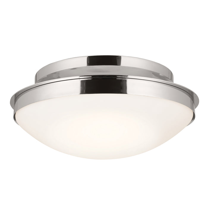 Myhouse Lighting Kichler - 52545PN - Three Light Flush Mount - Bretta - Polished Nickel