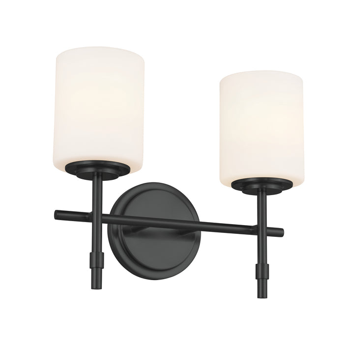 Myhouse Lighting Kichler - 55141BK - Two Light Bath - Ali - Black