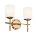 Myhouse Lighting Kichler - 55141BNB - Two Light Bath - Ali - Brushed Natural Brass