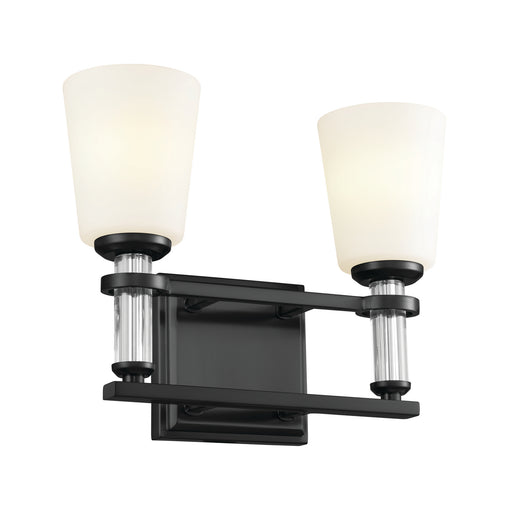 Myhouse Lighting Kichler - 55146BK - Two Light Bath - Rosalind - Black