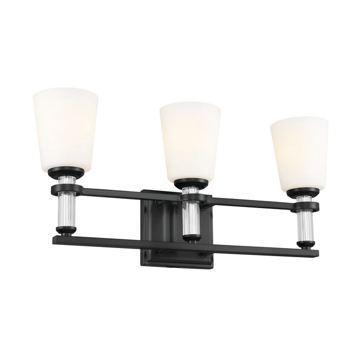 Myhouse Lighting Kichler - 55147BK - Three Light Bath - Rosalind - Black