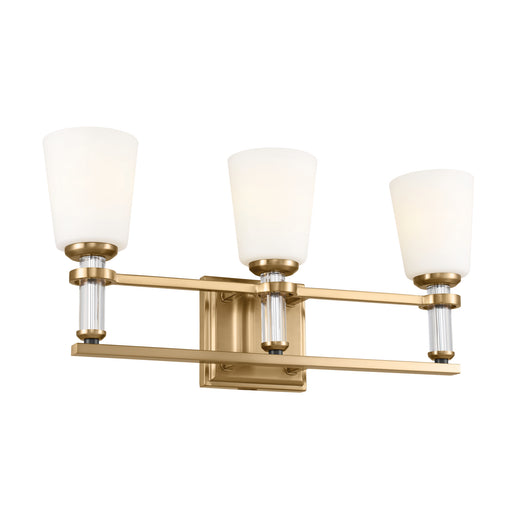 Myhouse Lighting Kichler - 55147BNB - Three Light Bath - Rosalind - Brushed Natural Brass