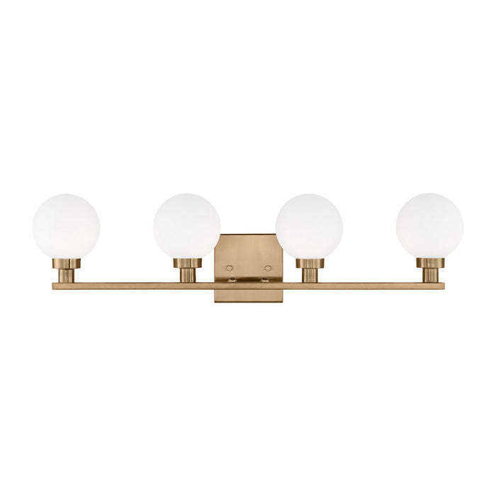 Myhouse Lighting Visual Comfort Studio - 4461604-848 - Four Light Bath Vanity - Clybourn - Satin Brass