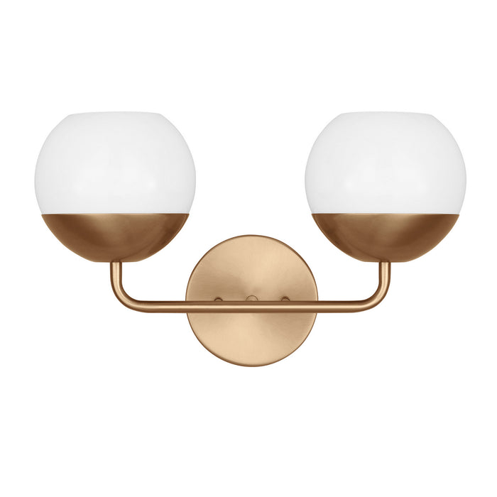 Myhouse Lighting Visual Comfort Studio - 4468102EN3-848 - LED Bath Wall Sconce - Alvin - Satin Brass