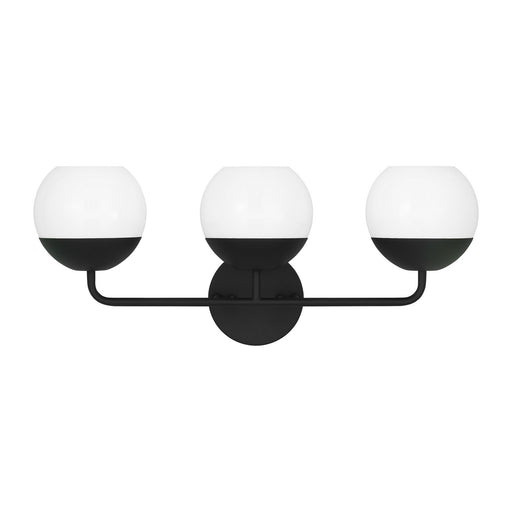 Myhouse Lighting Visual Comfort Studio - 4468103-112 - Three Light Bath Vanity - Alvin - Midnight Black