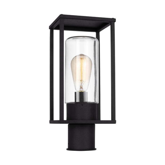 Myhouse Lighting Visual Comfort Studio - 8231101-12 - One Light Outdoor Post Lantern - Vado - Black