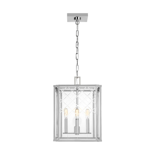 Myhouse Lighting Visual Comfort Studio - AC1134PN - Four Light Pendant - Erro - Polished Nickel