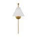 Myhouse Lighting Visual Comfort Studio - AEW1021BBS - One Light Bath Fixture - Remy - Burnished Brass