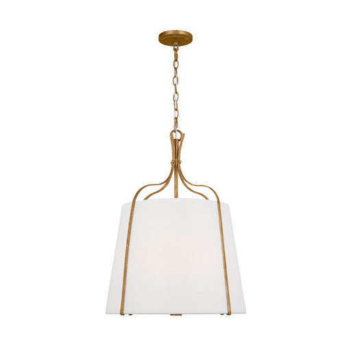 Myhouse Lighting Visual Comfort Studio - AP1253ADB - Three Light Pendant - Leander - Antique Gild