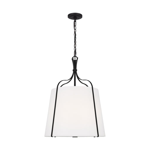 Myhouse Lighting Visual Comfort Studio - AP1253SMS - Three Light Pendant - Leander - Smith Steel