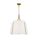 Myhouse Lighting Visual Comfort Studio - AP1264ADB - Four Light Pendant - Leander - Antique Gild